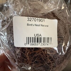 Natural Brown Bird's Nest Decor